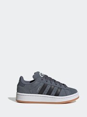 adidas Originals Grey Campus 00s Elastic Lace Kids Trainers - Image 1 of 9