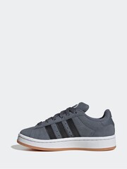 adidas Originals Grey Campus 00s Elastic Lace Kids Trainers - Image 2 of 9
