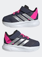 adidas Navy/Pink Duramo 2.0 Hook and Loop Infant Trainers - Image 5 of 9