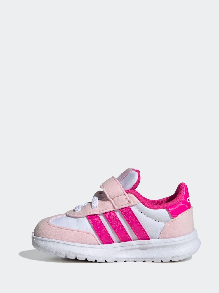 adidas Pink Run 70s 2.0 Hook and Loop Infant Trainers - Image 2 of 9
