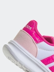 adidas Pink Run 70s 2.0 Hook and Loop Infant Trainers - Image 9 of 9
