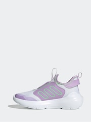 adidas White Tensaur Comfort Slip On Junior Trainers - Image 8 of 9