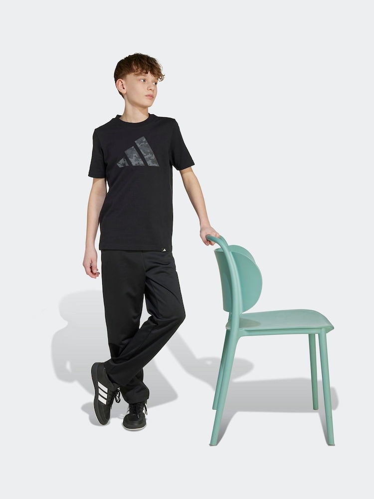 adidas Black Camo Graphic T-Shirt Kids - Image 1 of 4