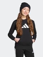 adidas Black Glam Graphic Hoodie Kids - Image 1 of 6