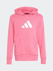 adidas Pink Glam Graphic Hoodie Kids - Image 6 of 6
