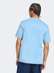 adidas Originals Blue Trefoil Essentials T-Shirt - Image 2 of 6