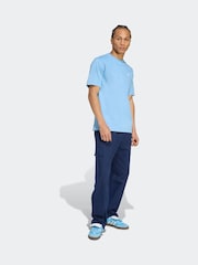 adidas Originals Blue Trefoil Essentials T-Shirt - Image 3 of 6