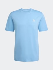 adidas Originals Blue Trefoil Essentials T-Shirt - Image 6 of 6