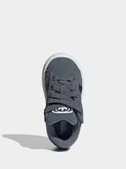 adidas Originals Grey Campus 00s Comfort Closure Elastic Lace Infant Trainers - Image 6 of 9