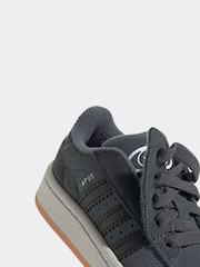 adidas Originals Grey Campus 00s Comfort Closure Elastic Lace Infant Trainers - Image 8 of 9