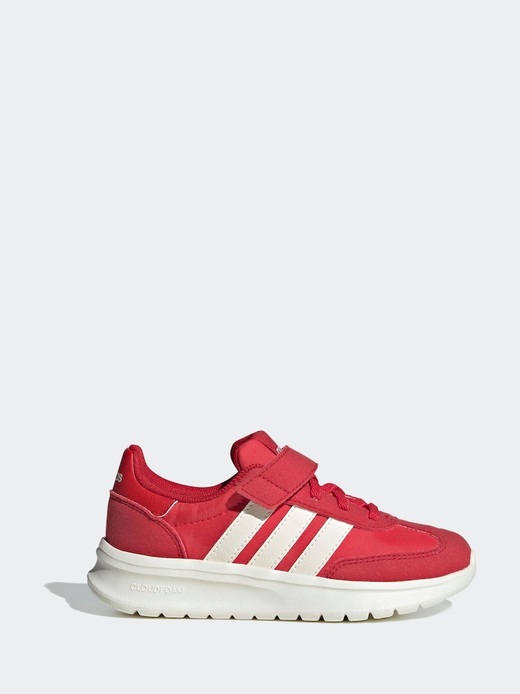 Rojo - adidas Run 70s 2.0 Hook and Loop Kids Trainers - Imagen 1 de 7