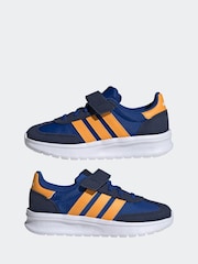 adidas Navy/Orange Run 70s 2.0 EL Trainers - Image 5 of 9