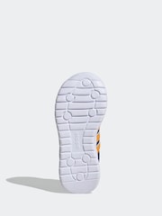 adidas Navy/Orange Run 70s 2.0 EL Trainers - Image 7 of 9