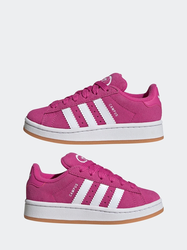 Buy adidas Originals Dark Pink Campus 00s Elastic Lace Kids