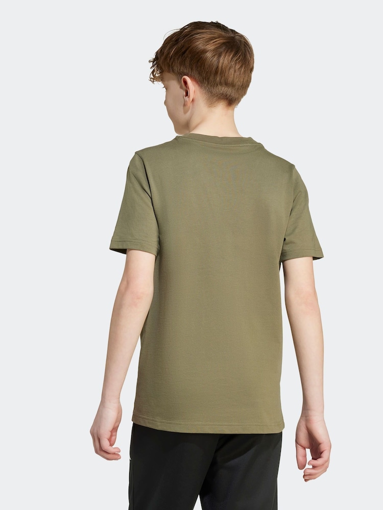 adidas Green Camo Graphic T-Shirt Kids - Image 2 of 5