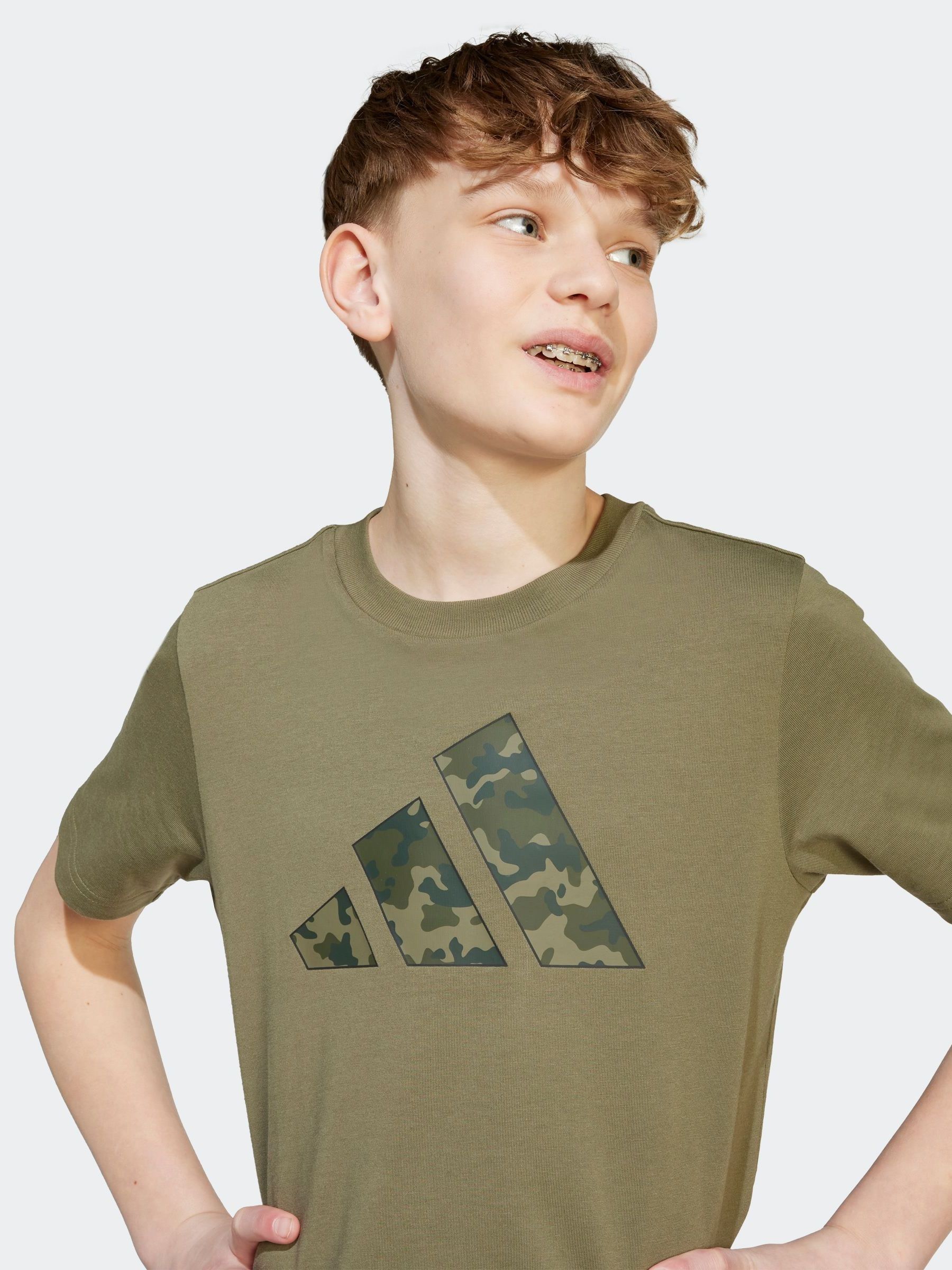 Next：日本 adidas 迷彩柄 グラフィックプリント キッズ Tシャツ from 