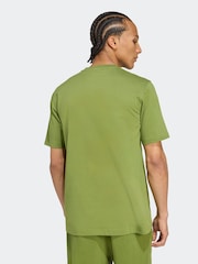 adidas Originals Green Trefoil Essentials T-Shirt - Image 2 of 6