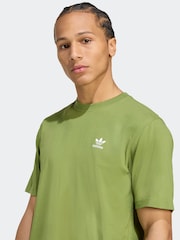 adidas Originals Green Trefoil Essentials T-Shirt - Image 4 of 6