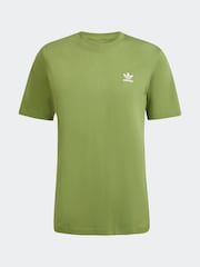 adidas Originals Green Trefoil Essentials T-Shirt - Image 6 of 6