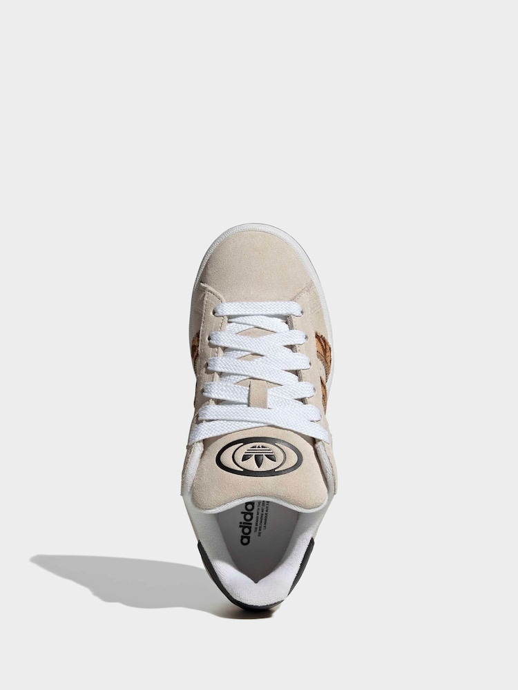 adidas gazelle silver green womens adidas Juniors' Campus 00s Wonder Beige / White