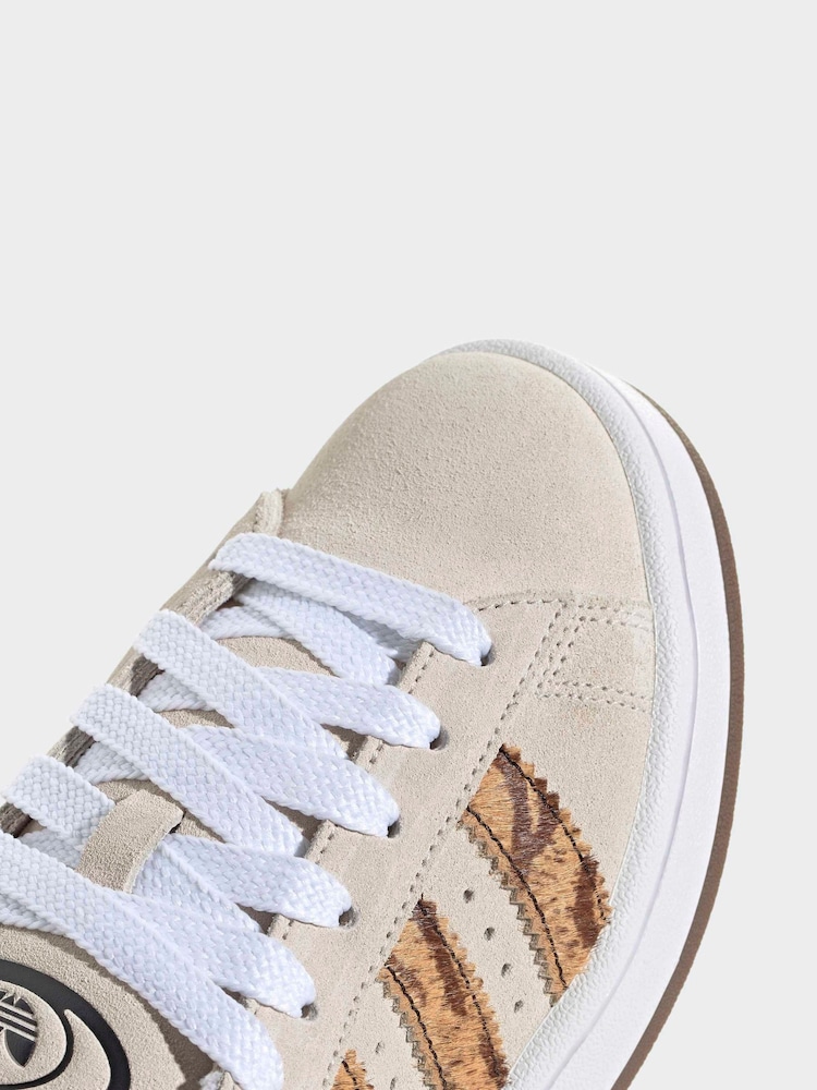 adidas Originals White/Animal Campus 00s Lace Junior Trainers - Image 9 of 9 adidas Originals White/Animal Campus 00s Lace Junior Trainers - Image 9 of 9