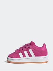 adidas Originals Pink Campus Trainers - Image 4 of 9