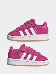 adidas Originals Pink Campus Trainers - Image 5 of 9