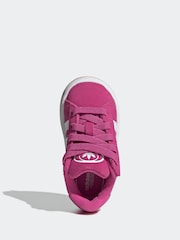 adidas Originals Pink Campus Trainers - Image 6 of 9