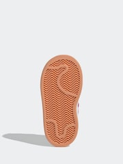 adidas Originals Pink Campus Trainers - Image 7 of 9