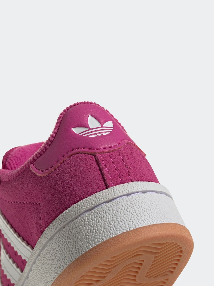 adidas Originals Pink Campus Trainers - Image 9 of 9