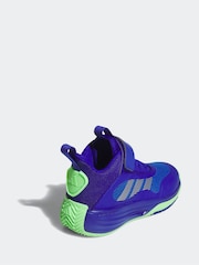 adidas Blue Ownthegame 3.0 K Trainers - Image 4 of 9