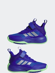 adidas Blue Ownthegame 3.0 K Trainers - Image 5 of 9