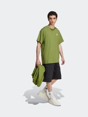 adidas Originals Green Oversized Trefoil Essentials T-Shirt - Image 3 of 5