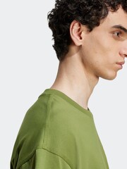 adidas Originals Green Oversized Trefoil Essentials T-Shirt - Image 5 of 5