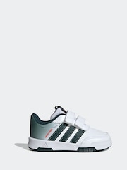 adidas White Disney Mickey Mouse Tensaur Hook and Loop Infant Trainers - Image 1 of 9