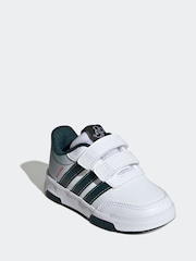 adidas White Disney Mickey Mouse Tensaur Hook and Loop Infant Trainers - Image 3 of 9