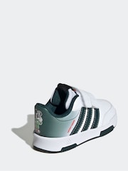 adidas White Disney Mickey Mouse Tensaur Hook and Loop Infant Trainers - Image 4 of 9