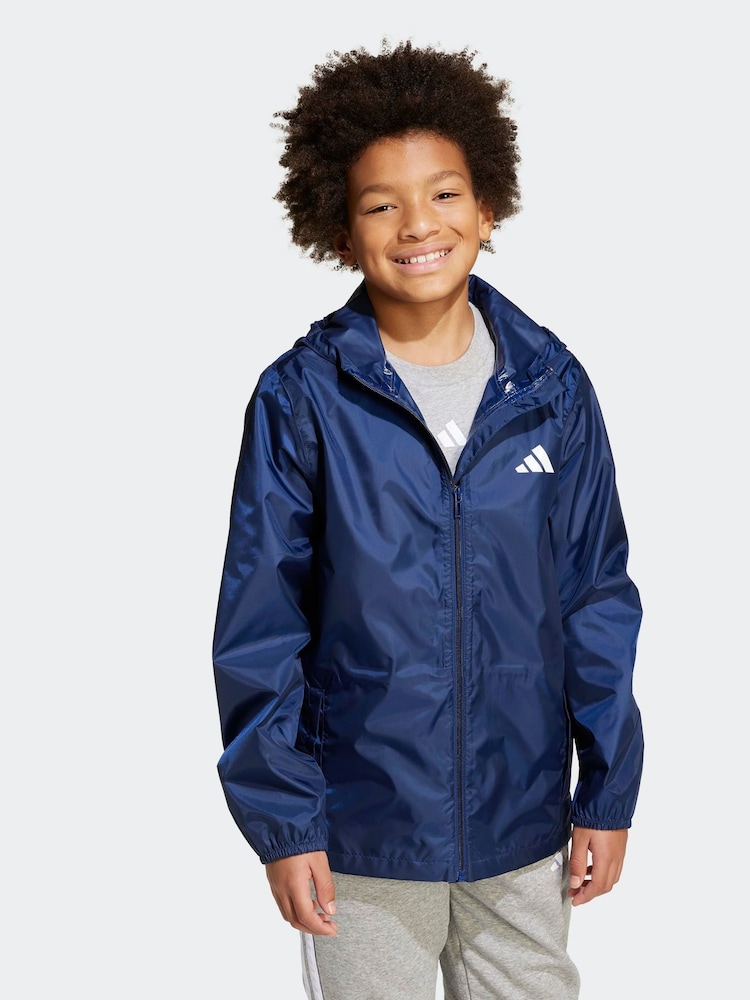 adidas Blue Waterproof Rain Jacket Kids - Image 1 of 8
