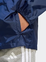 adidas Blue Waterproof Rain Jacket Kids - Image 7 of 8