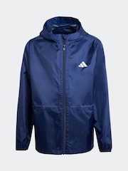 adidas Blue Waterproof Rain Jacket Kids - Image 8 of 8