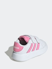 adidas White Grand Court 2.0 Cf I Trainers - Image 4 of 9