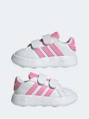 adidas White Grand Court 2.0 Cf I Trainers - Image 5 of 9