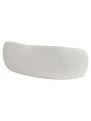 Barker and Stonehouse Cream Faux Pearl Boucle 3 Seater Sofa - Image 4 of 6