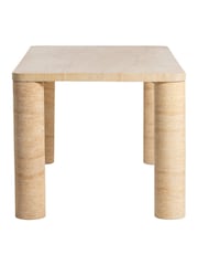 Barker and Stonehouse Natural Piedra Stone 4-6 Seater 180cm Dining Table - Image 3 of 6
