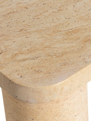 Barker and Stonehouse Natural Piedra Stone 4-6 Seater 180cm Dining Table - Image 5 of 6