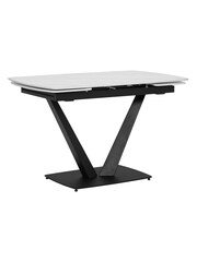 Barker and Stonehouse White Echo Ceramic Extending 4-6 Seater Dining Table - Image 2 of 6