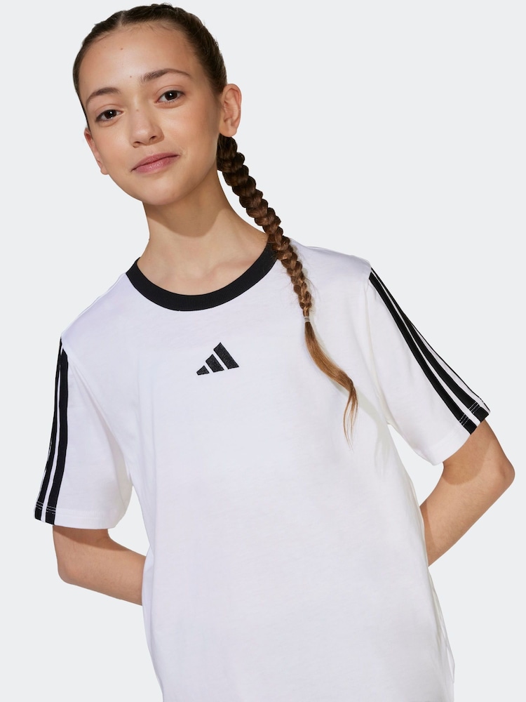 adidas White Essentials T-Shirt Kids - Image 5 of 5
