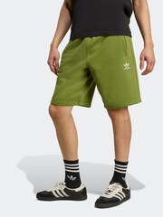 adidas Originals Green Trefoil Essentials Shorts - Image 1 of 6