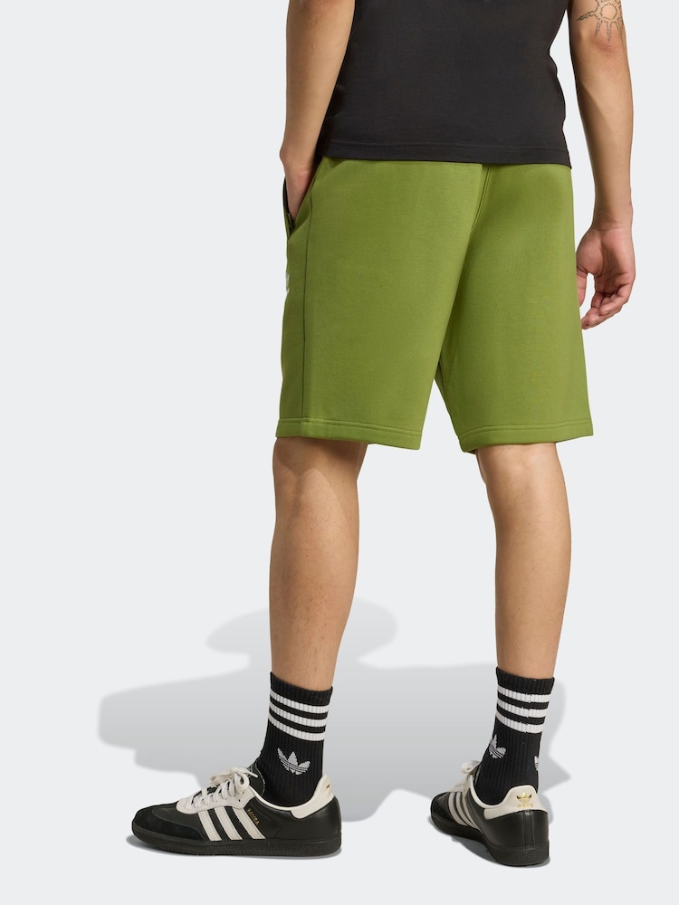 adidas Originals Green Trefoil Essentials Shorts - Image 2 of 6