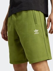 adidas Originals Green Trefoil Essentials Shorts - Image 4 of 6